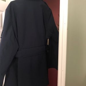 Michael Kors Navy belted Jacket.
